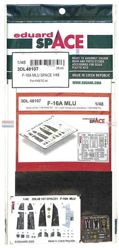 EDU3DL48107 1:48 Eduard SPACE - F-16A Falcon MLU (KIN kit)