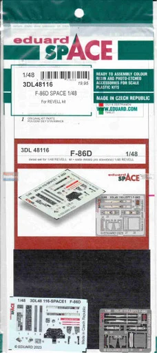 EDU3DL48116 1:48 Eduard SPACE - F-86D Sabre Dog (REV kit)