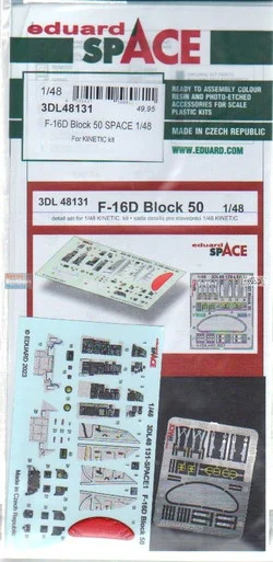 EDU3DL48131 1:48 Eduard SPACE - F-16D Block 50 Falcon (KIN kit)