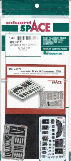 EDU3DL48171 1:48 Eduard SPACE - Lancaster B Mk.III Dambuster (HKM kit)