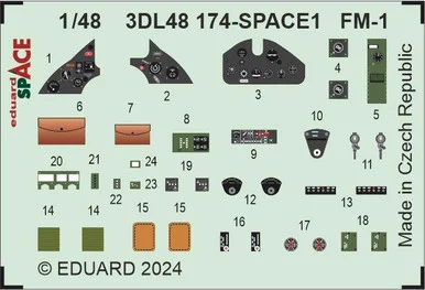 1/48 Eduard FM-1 SPACE 1/48