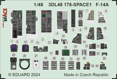 1/48 Eduard F-14A SPACE 1/48
