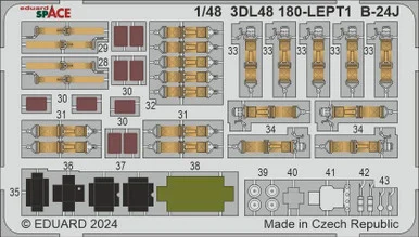 1/48 Eduard B-24J Liberator SPACE Set