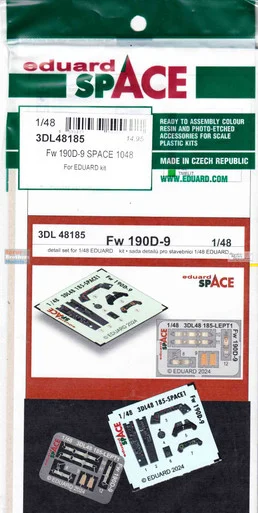 EDU3DL48185 1:48 Eduard SPACE - Fw190D-9 (EDU kit)