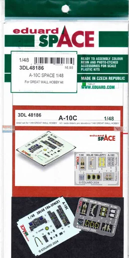 EDU3DL48186 1:48 Eduard SPACE - A-10C Thunderbolt II (GWH kit)