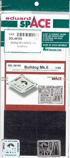 EDU3DL48195 1:48 Eduard SPACE - Bulldog Mk.II (AFX kit)