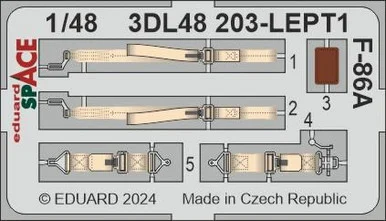 1/48 Eduard F-86A SPACE SPACE for CLEAR PROP