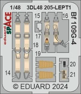 1/48 Eduard Bf 109G-4 SPACE SPACE for EDUARD