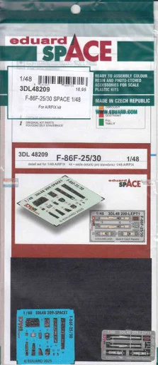 EDU3DL48209 1:48 Eduard SPACE - F-86F-25/30 Sabre (AFX kit)