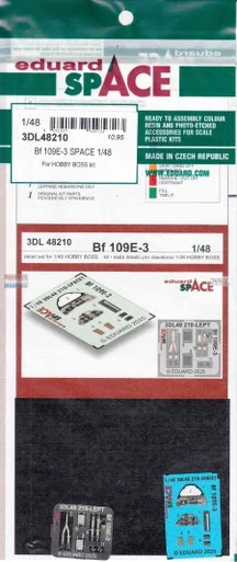 EDU3DL48210 1:48 Eduard SPACE - Bf109E-3 (HBS kit)