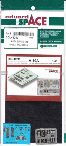 EDU3DL48213 1:48 Eduard SPACE - A-10A Thunderbolt II (GWH kit)