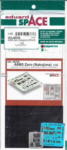 EDU3DL48220 1:48 Eduard SPACE - A6M5 Zero [Nakajima] (EDU kit)