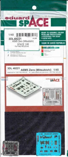 EDU3DL48221 1:48 Eduard SPACE - A6M5 Zero [Mitsubishi] (FNM kit)