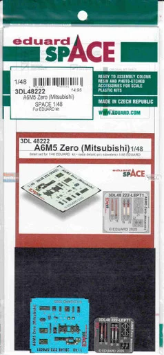EDU3DL48222 1:48 Eduard SPACE - A6M5 Zero [Mitsubishi] (EDU kit)