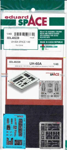 EDU3DL48228 1:48 Eduard SPACE - UH-60A Black Hawk (ICM kit)