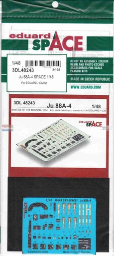 EDU3DL48243 1:48 Eduard SPACE - Ju88A-4 Schnellbomber (EDU kit)