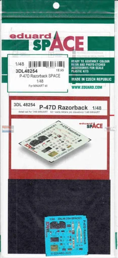 EDU3DL48254 1:48 Eduard SPACE - P-47D Thunderbolt Razorback (MIA kit)