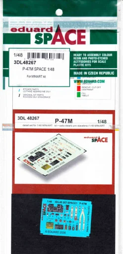 EDU3DL48267 1:48 Eduard SPACE - P-47M Thunderbolt (MIA kit)