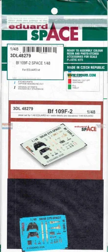 EDU3DL48279 1:48 Eduard SPACE - Bf109F-2 (EDU kit)