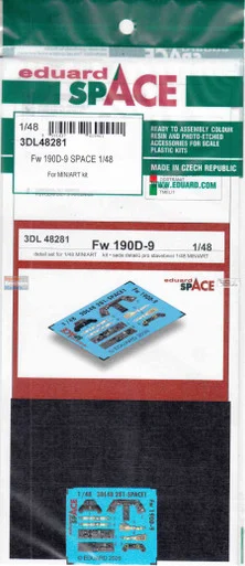 EDU3DL48281 1:48 Eduard SPACE - Fw190D-9 (MIA kit)