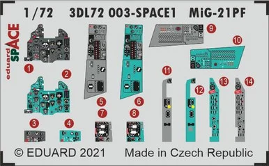 1/72 Eduard MiG-21PF Space for Eduard