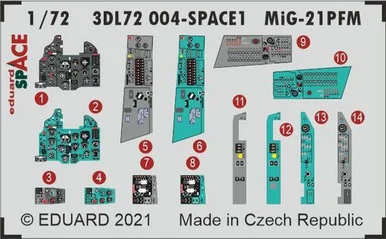 1/72 Eduard MiG-21PFM Space for Eduard