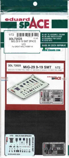 EDU3DL72025 1:72 Eduard SPACE - MiG-29 9-19 SMT Fulcrum (GWH kit)