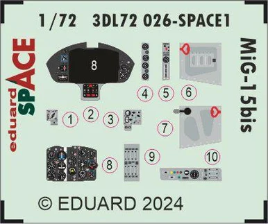1/72 Eduard MiG-15bis SPACE Space