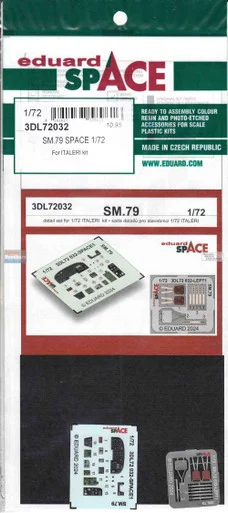 EDU3DL72032 1:72 Eduard SPACE - SM.79 Sparviero (ITA kit)