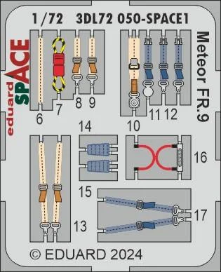 1/72 Eduard Meteor FR.9 SPACE SPACE for AIRFIX