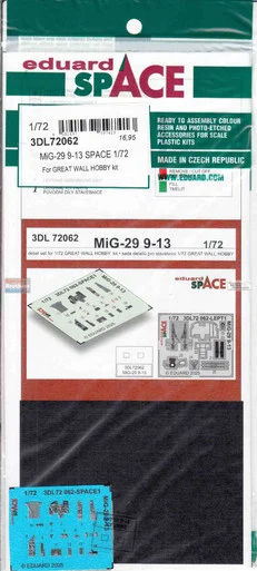 EDU3DL72062 1:72 Eduard SPACE - MiG-29 Fulcrum 9-13 (GWH kit)