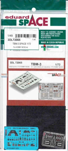EDU3DL72065 1:72 Eduard SPACE - TBM-3 Avenger (HBS kit)