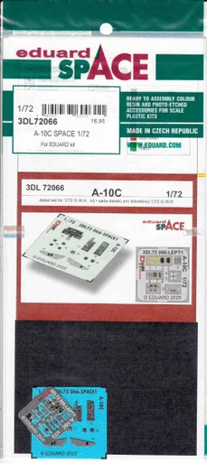 EDU3DL72066 1:72 Eduard SPACE - A-10C Thunderbolt II (GWH kit)