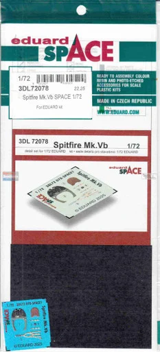EDU3DL72078 1:72 Eduard SPACE - Spitfire Mk.Vb (EDU kit)