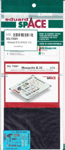 EDU3DL72081 1:72 Eduard SPACE - Mosquito B.35 (AFX kit)