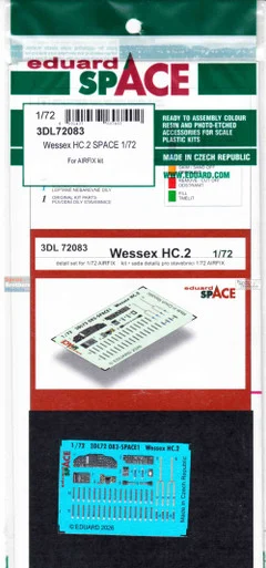 EDU3DL72083 1:72 Eduard SPACE - Wessex HC.2 (AFX kit)