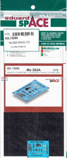 EDU3DL72090 1:72 Eduard SPACE - Me262A (ARM kit)