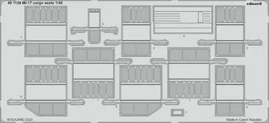 1/48 Eduard Mi-17 cargo seats Photo Etch