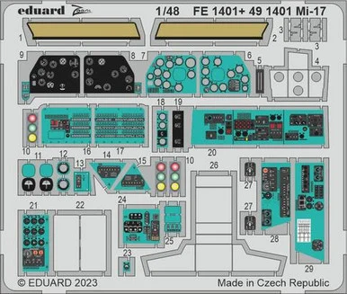 1/48 Eduard Mi-17 Photo Etch