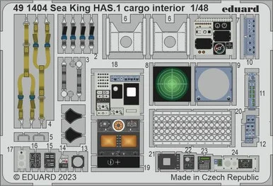 1/48 Eduard Sea King HAS.1 cargo interior Photo Etch