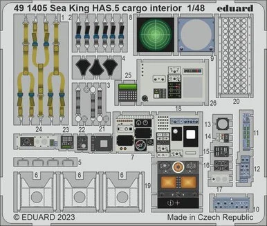 1/48 Eduard Sea King HAS.5 cargo interior Photo Etch