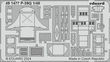 1/48 Eduard P-39Q Photo Etch set for ARMA HOBBY