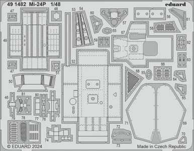 1/48 Eduard Mi-24P Photo Etch set for TRUMPETER