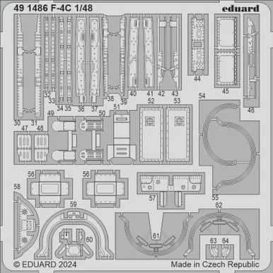 1/48 Eduard F-4C Photo Etch set for HOBBY 2000 / ACADEMY