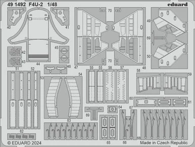 1/48 Eduard F4U-2 Photo etched set for HOBBY BOSS