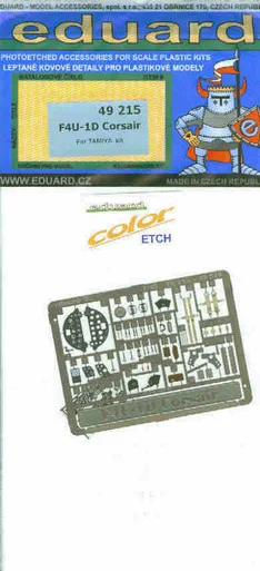 EDU49215 1:48 Eduard Color PE - F4U-1D Corsair Detail Set (TAM kit) #49215