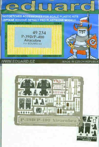 EDU49234 1:48 Eduard Color PE - P-39D / P-40O Airacobra (EDU kit) #49234