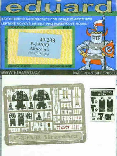 EDU49238 1:48 Eduard Color PE - P-39N P-39Q Airacobra (EDU kit) #49238