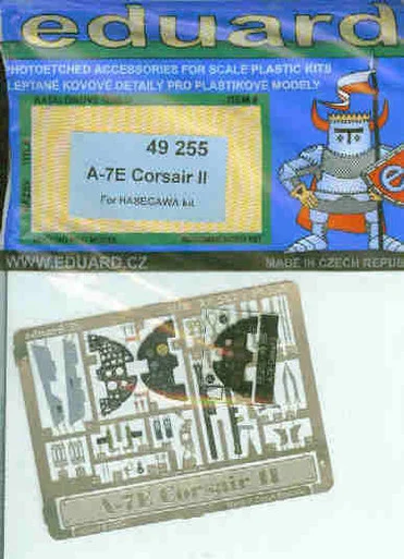 EDU49255 1:48 Eduard Color PE A-7E Corsair II Detail Set (HAS kit) #49255