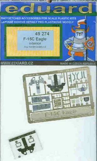 EDU49274 1:48 Eduard Color PE - F-15C Eagle Interior (HAS kit) #49274